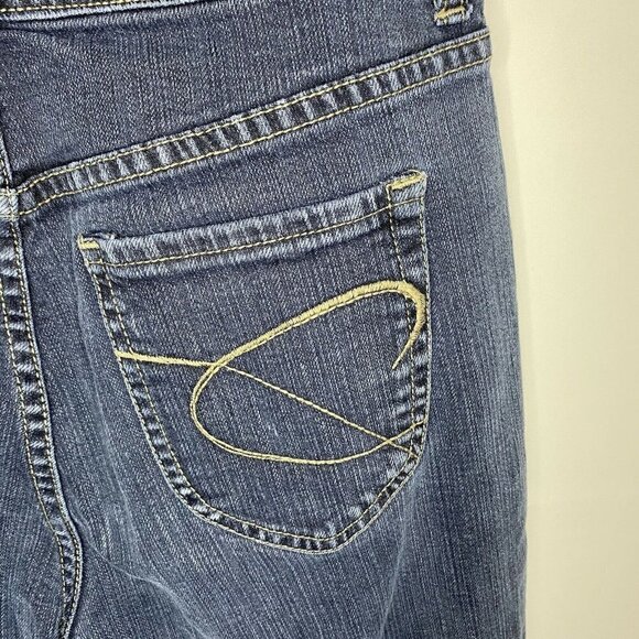 Chico's Platinum Sz 0 Regular (28x31) Bootcut Blue Women's Jeans EUC - Picture 8 of 8